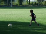 Laatste training S.K.N.W.K. JO10-1 van seizoen 2022-2023 (partijtje tegen de ouders) (118/165)